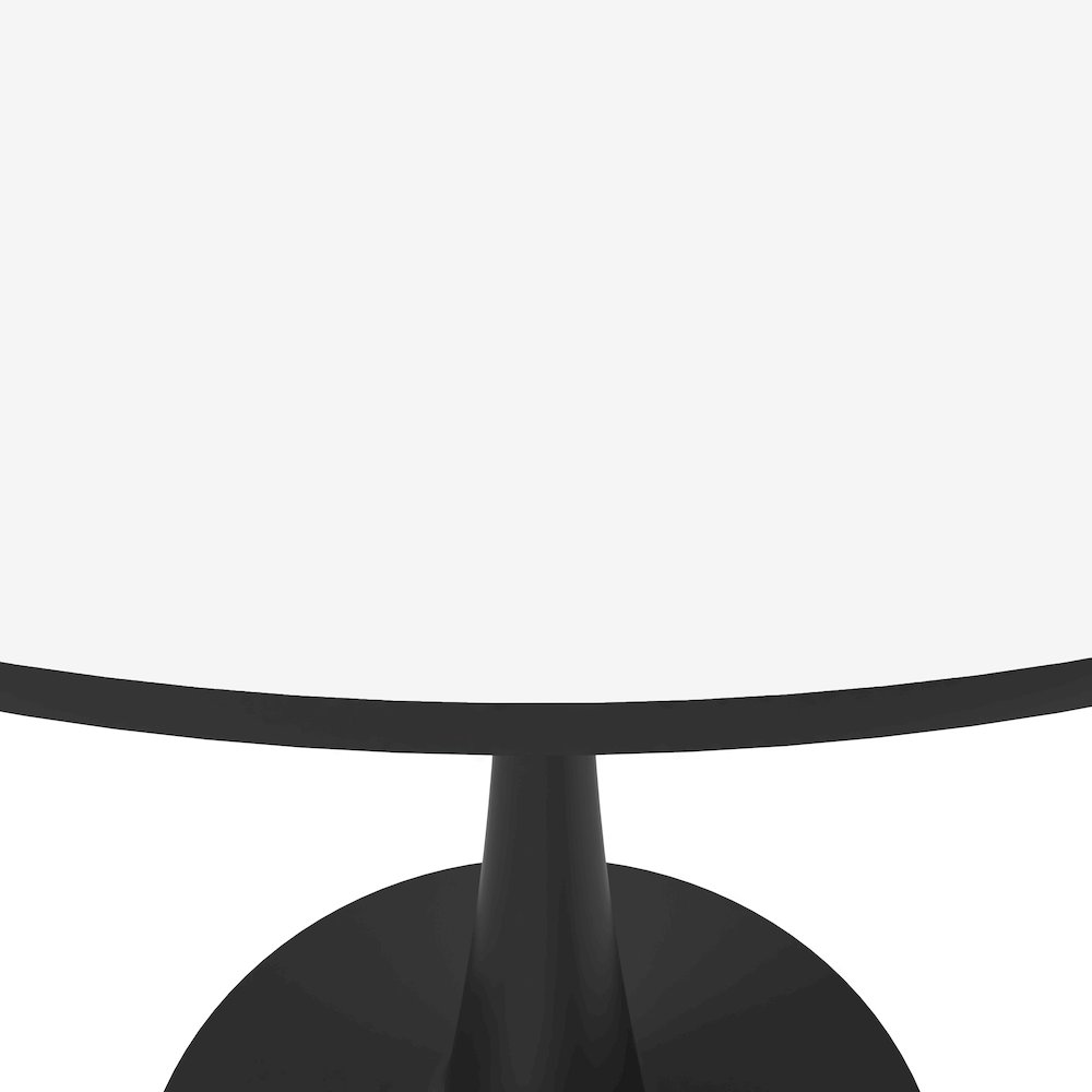 Bristol Mid-Century Modern Round Dining Table. Picture 11