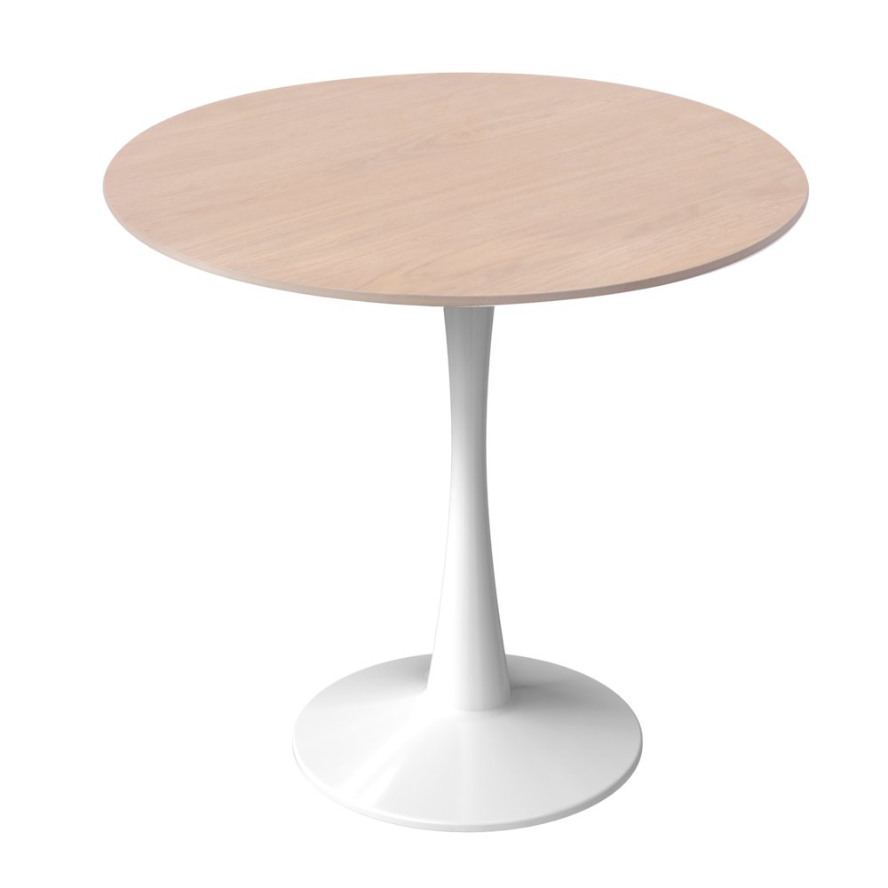 Bristol - Bistro Table - White base Natural wood Top. Picture 24