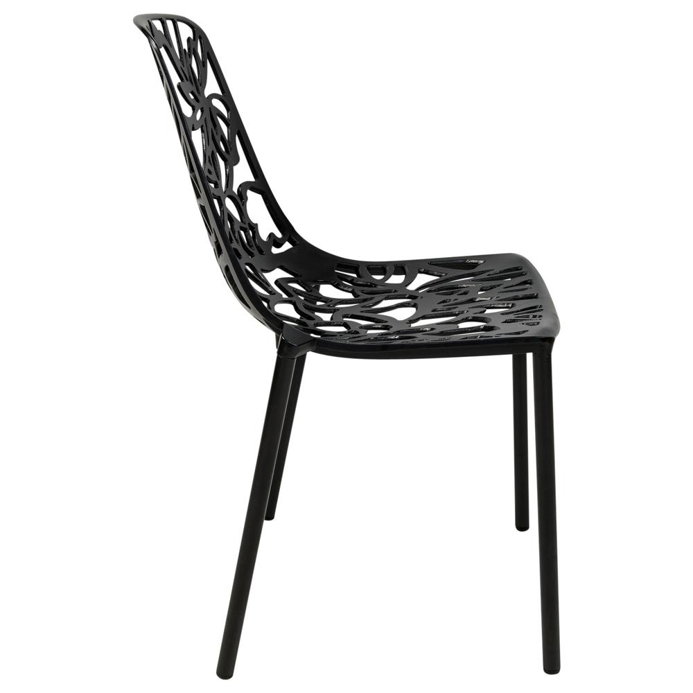 Modern Devon Aluminum Chair, Set of 4. Picture 3