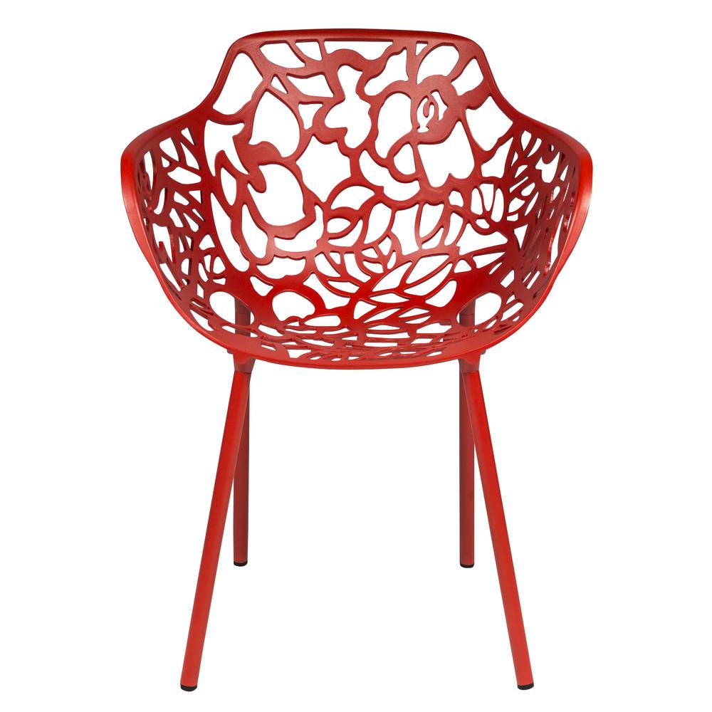 Modern Devon Aluminum Armchair, Set of 2. Picture 3