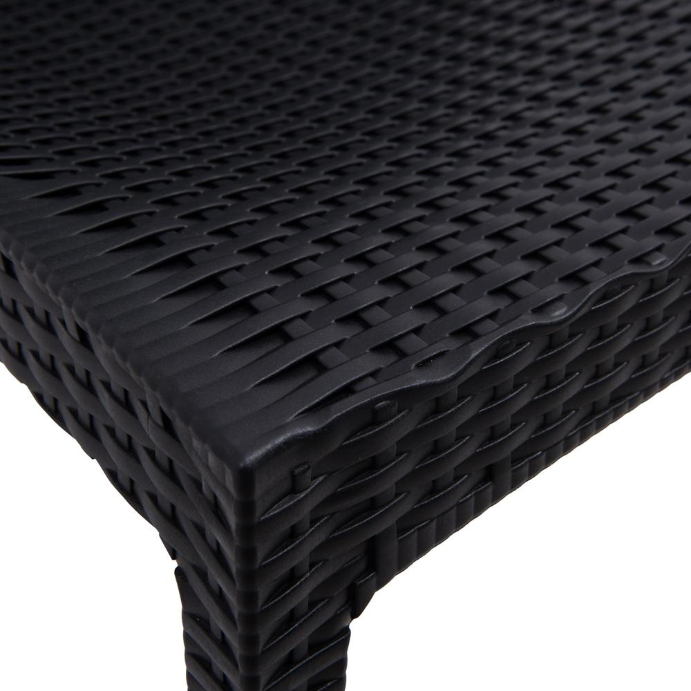 Weave Mace Indoor/Outdoor Dining Chair (Armless), Set of 2. Picture 7