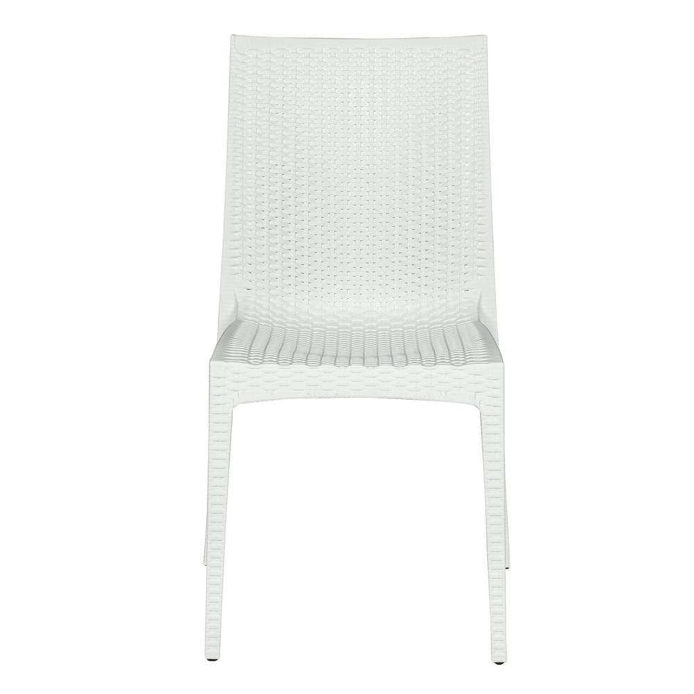 Weave Mace Indoor/Outdoor Dining Chair (Armless), Set of 4. Picture 2