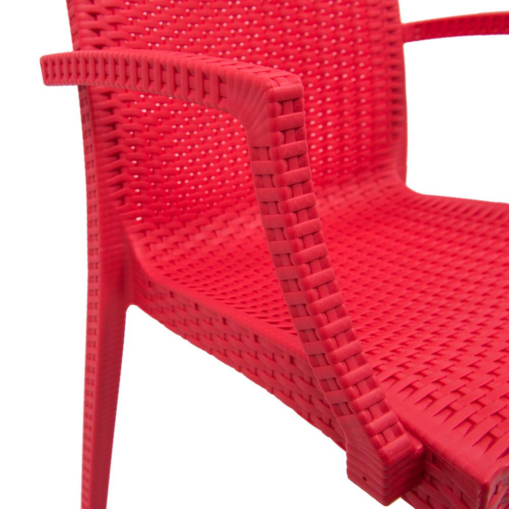 Weave Mace Indoor/Outdoor Chair (With Arms), Set of 2. Picture 6