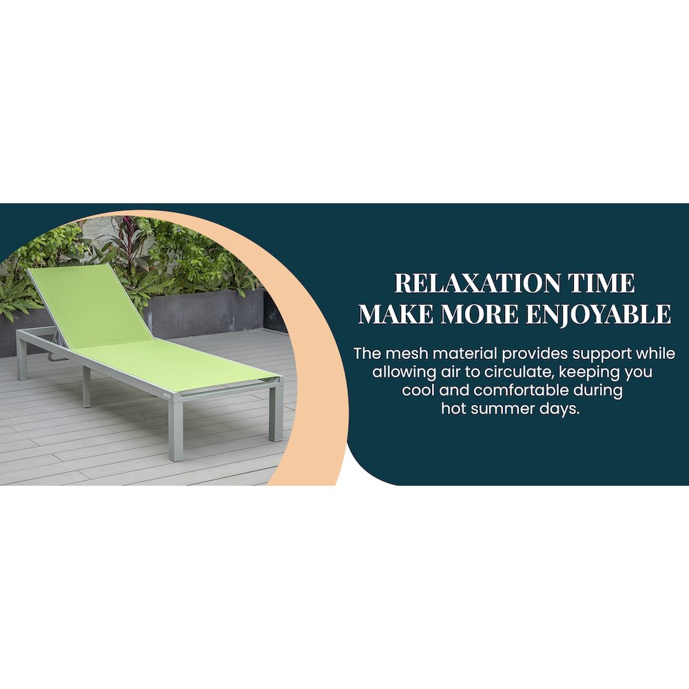 Marlin Modern Grey Aluminum Outdoor Patio Chaise Lounge Chair. Picture 29