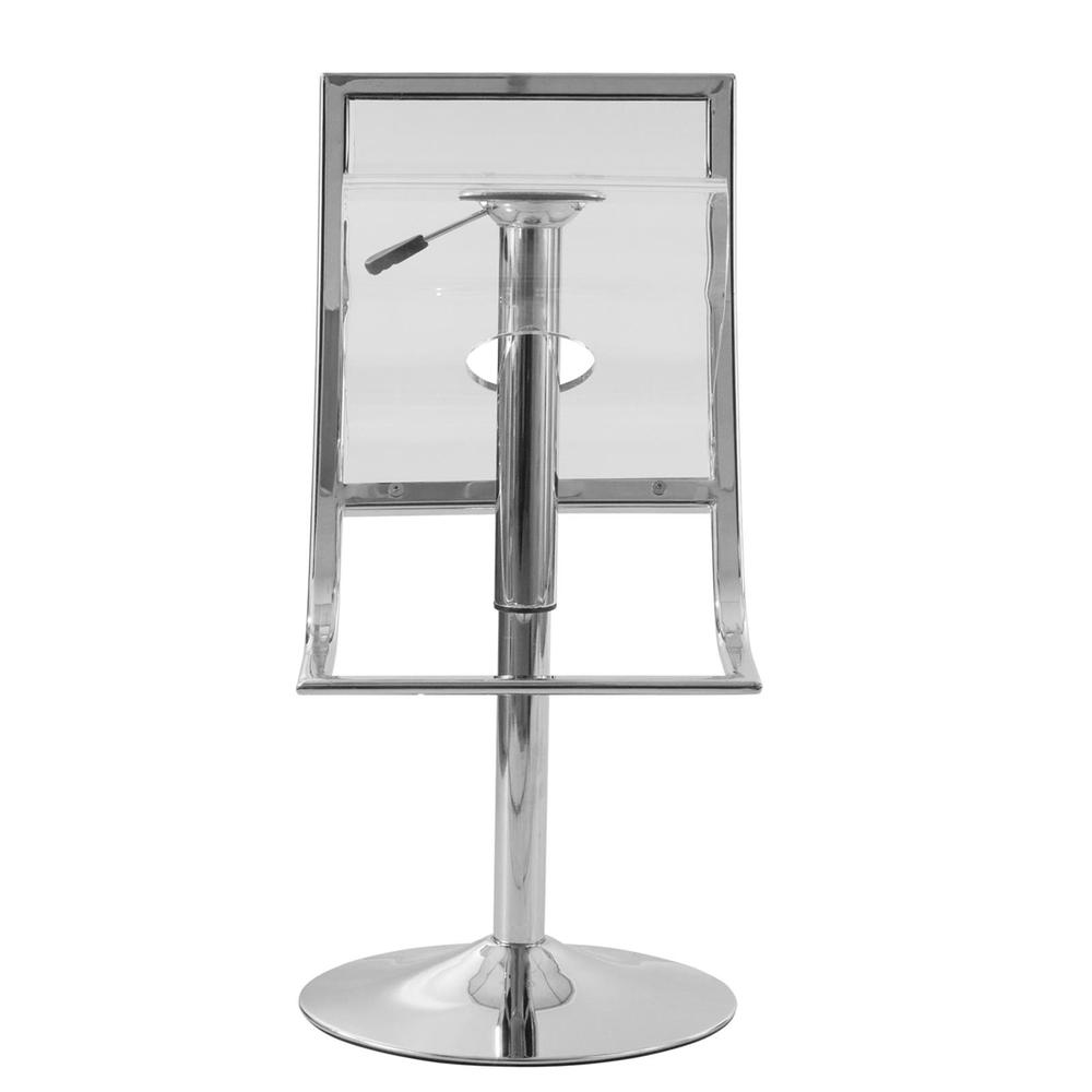 Napoli Transparent Acrylic Bar/Counter Stool, Set of 2. Picture 2