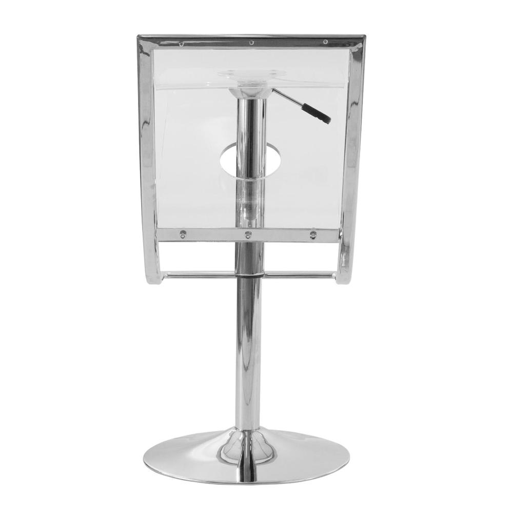 Napoli Transparent Acrylic Bar/Counter Stool, Set of 2. Picture 4