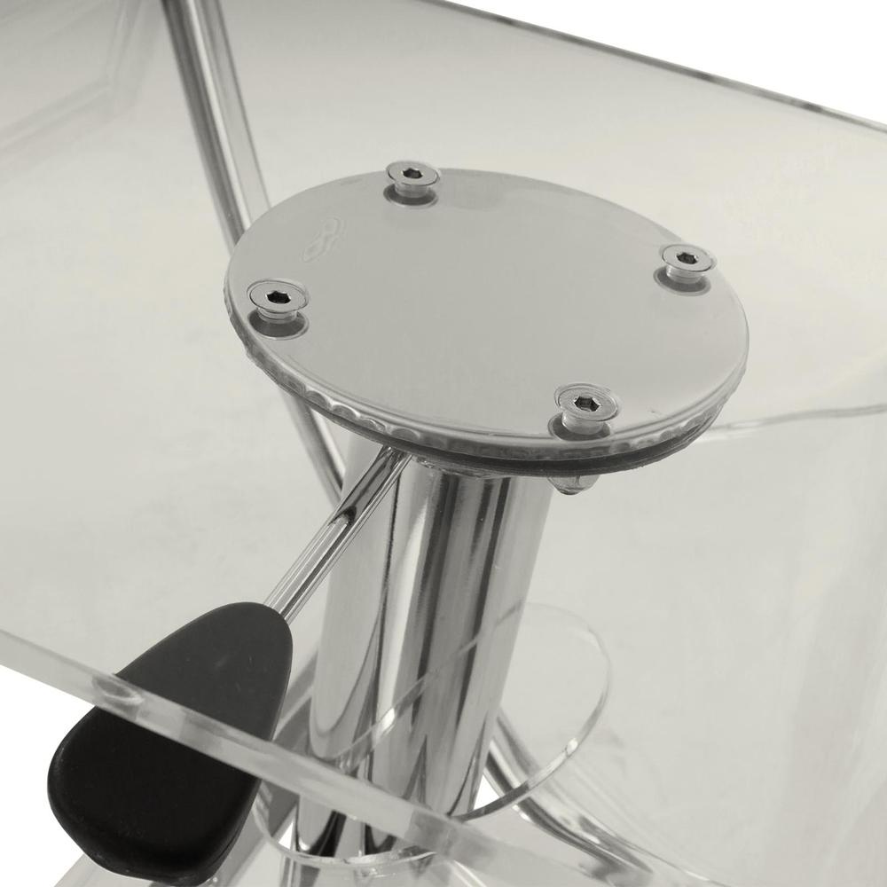 Napoli Transparent Acrylic Bar/Counter Stool, Set of 2. Picture 5