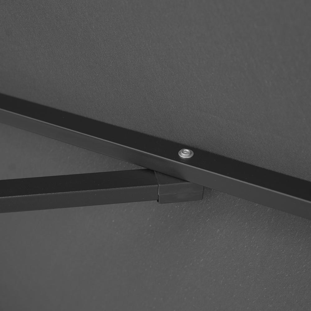 Sierra 9' Outdoor Patio Tilt Market Umbrella with Solar LED Lights. Picture 5