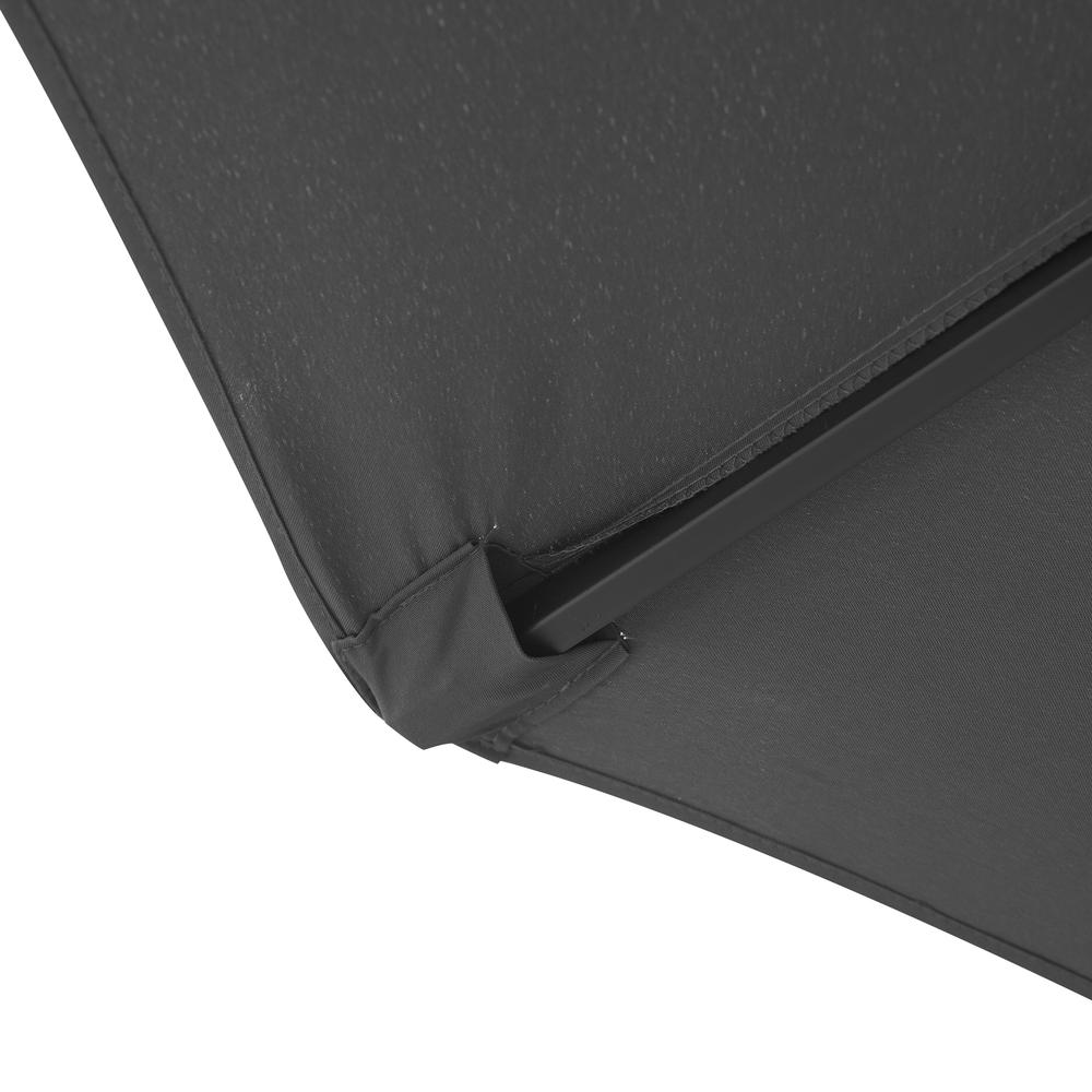 Sierra 9' Outdoor Patio Tilt Market Umbrella with Solar LED Lights. Picture 4