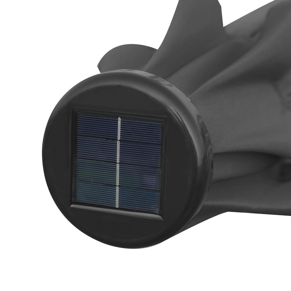 Sierra 9' Outdoor Patio Tilt Market Umbrella with Solar LED Lights. Picture 7