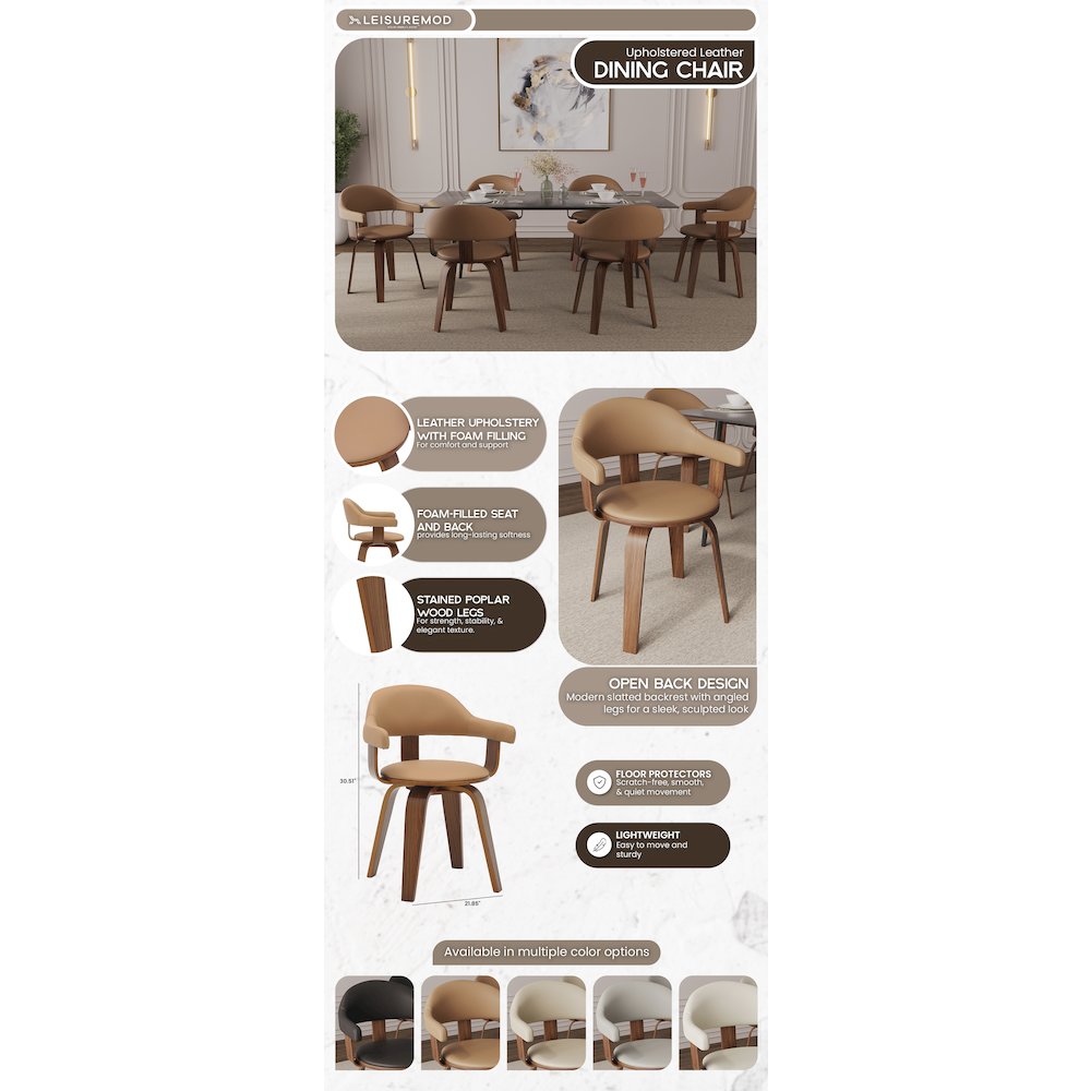 Modern Wooden Dining Chair. Picture 22