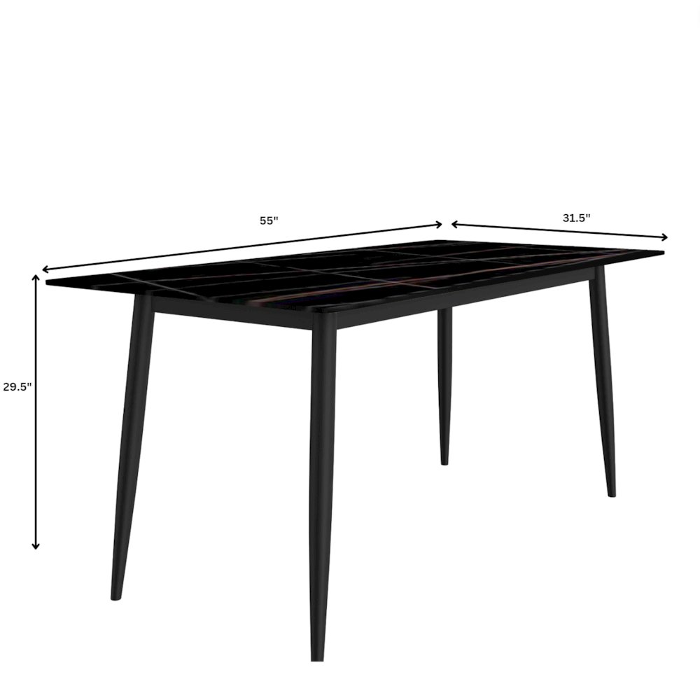 Zayle Series Modern Dining Table. Picture 13