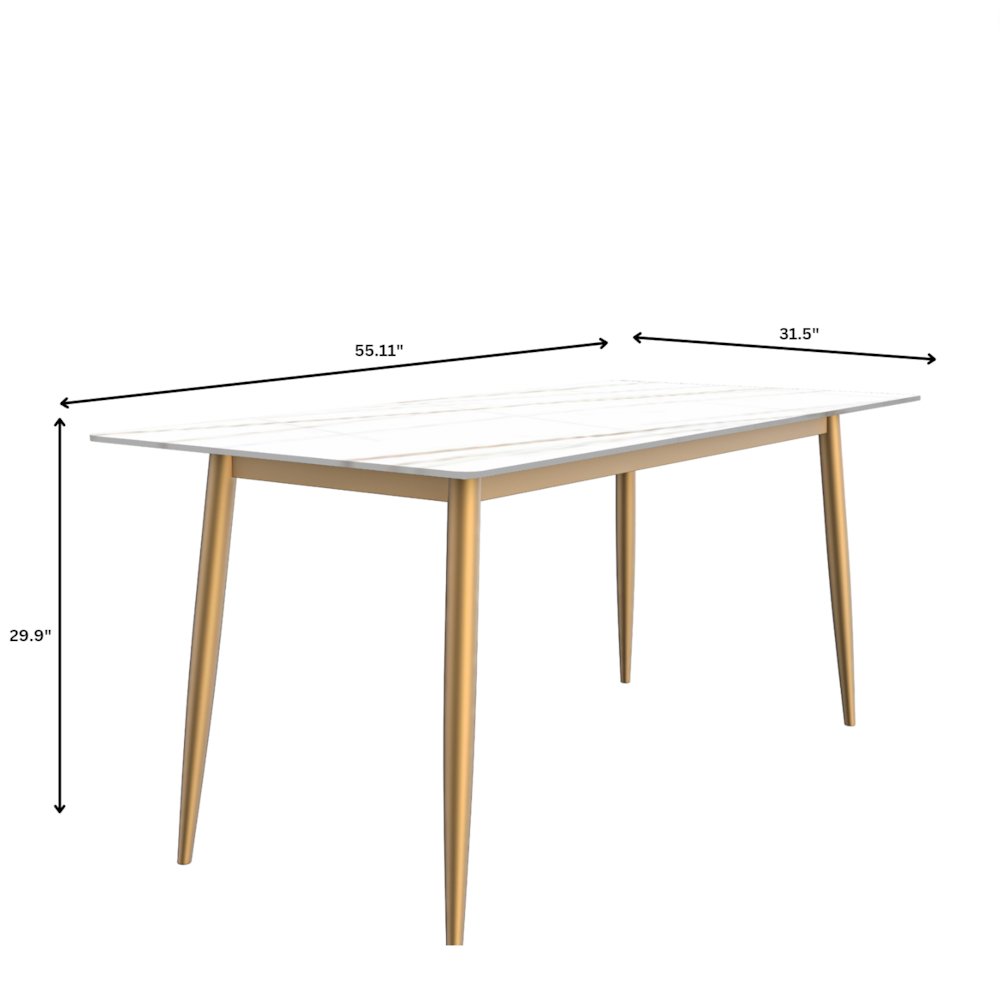Zayle Series Modern Dining Table. Picture 18