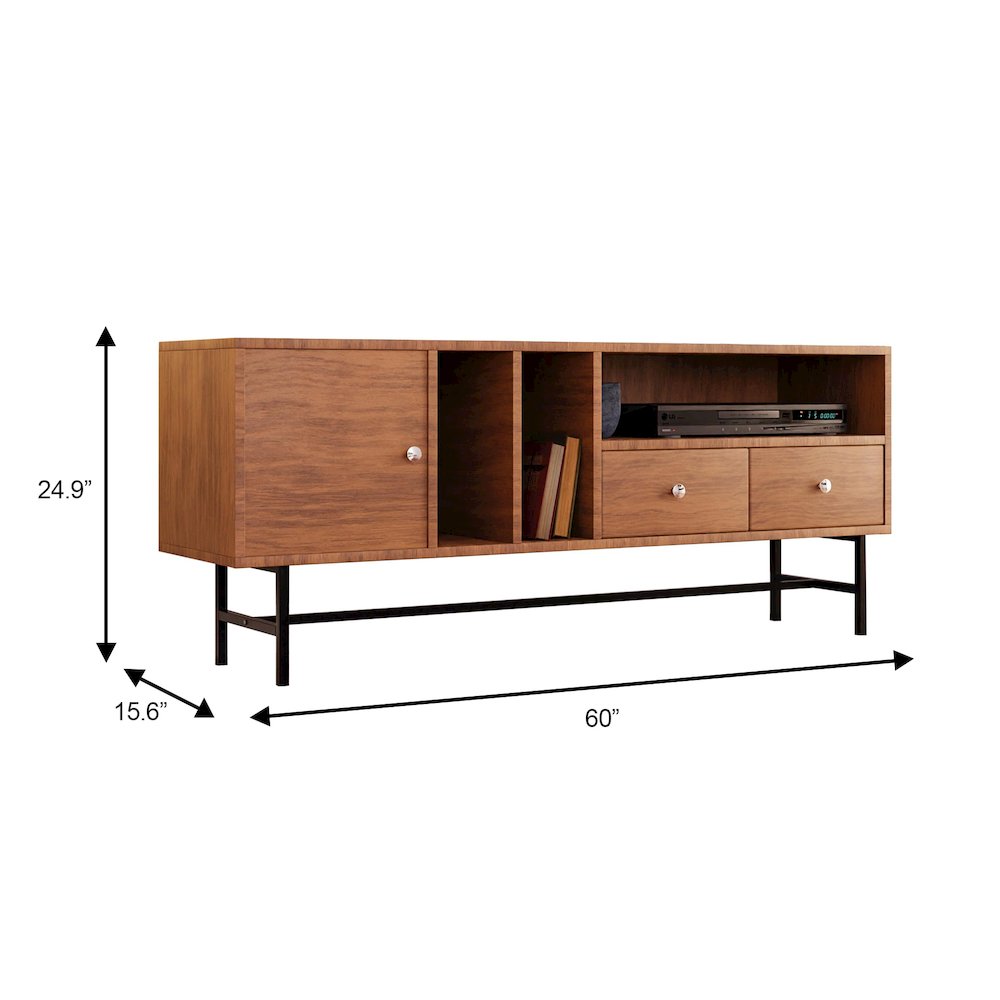 Rochester Modern Rectangular TV Stand. Picture 19