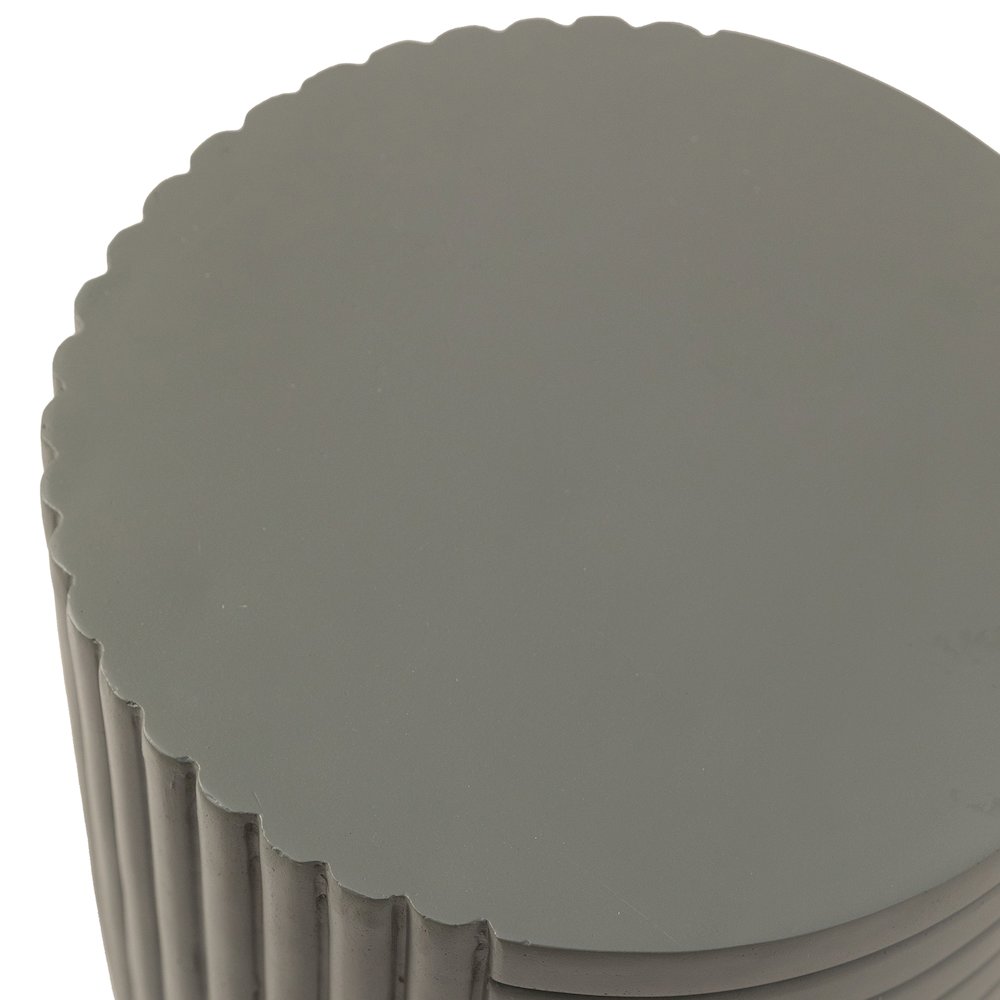 Modern Side End Table Trove Series In Green Grey. Picture 11