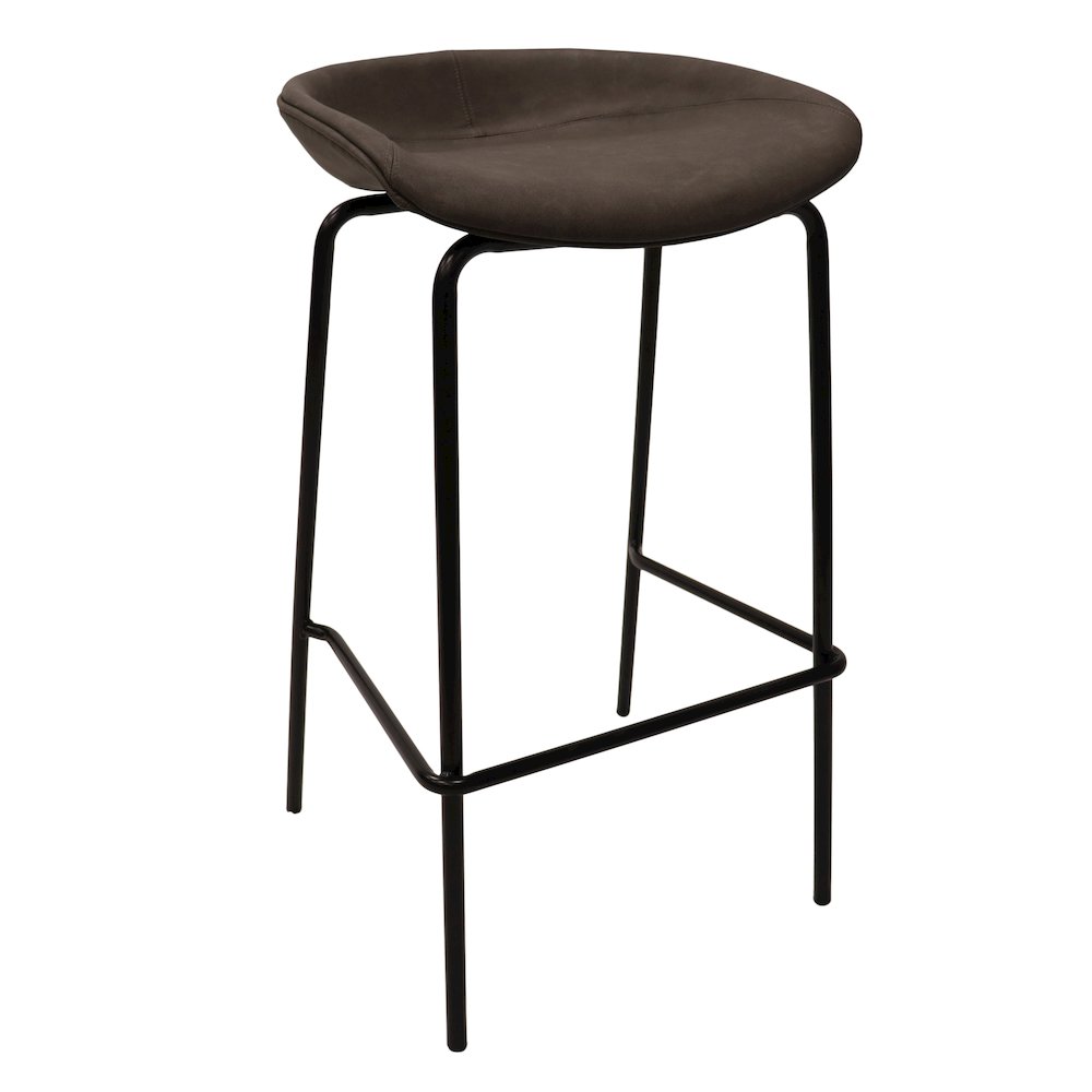 Servos Modern Barstool in Elephant Grey. Picture 9