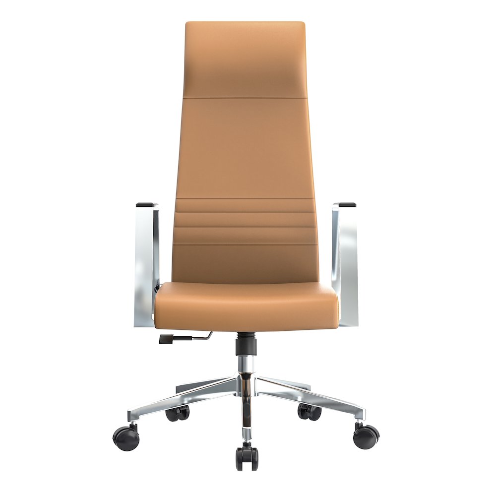 Aleen High-Back Office Chair in Acorn Brown. Picture 11