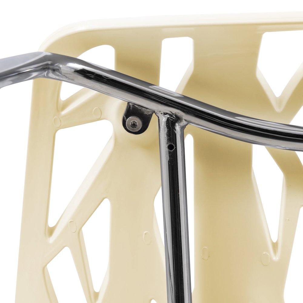 Modern Asbury Dining Chair w/ Chromed Legs, Set of 2. Picture 9