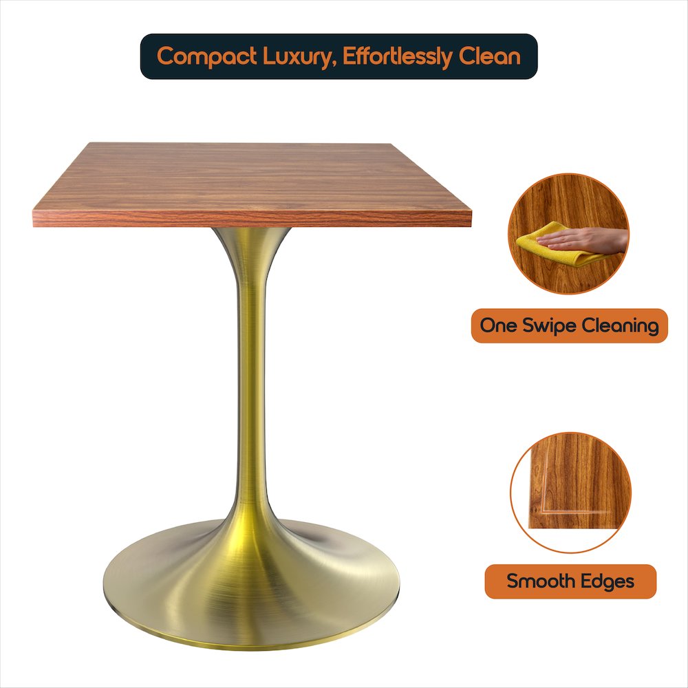 Verve Collection 24 Square Dining Table. Picture 3