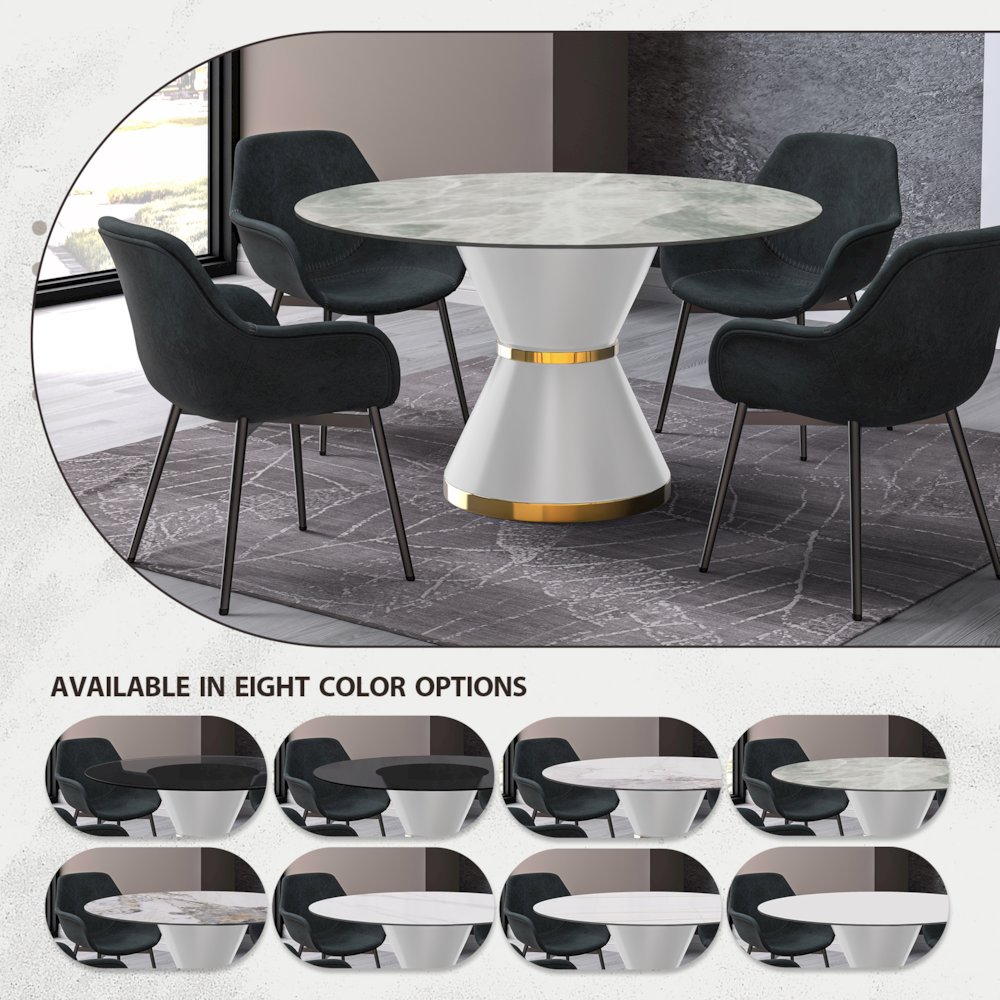 Qorvus Series Round Dining Table. Picture 7