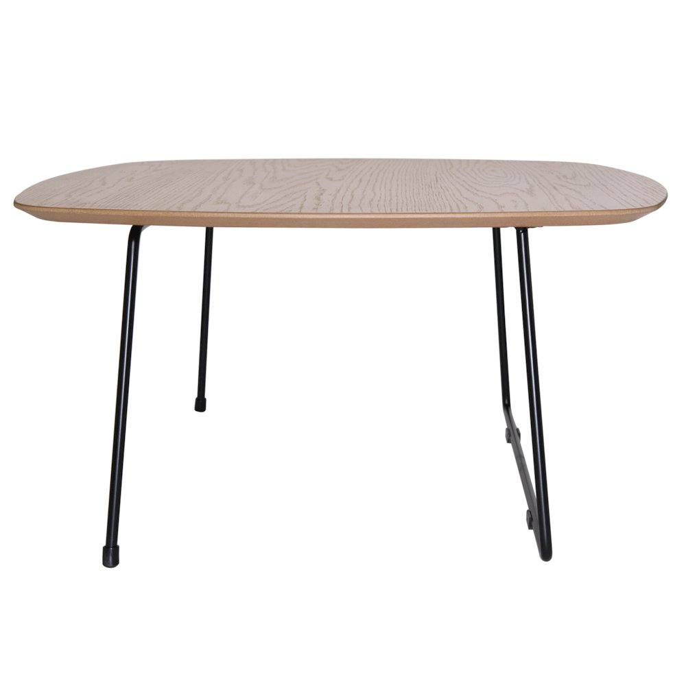 Pemborke Mid Century Modern Square Coffee Table in Natural Wood. Picture 15