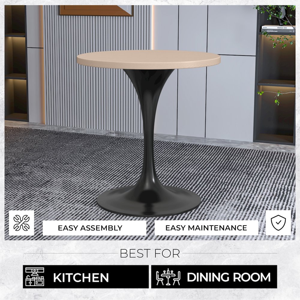 Verve Collection 27 Round Dining Table. Picture 5