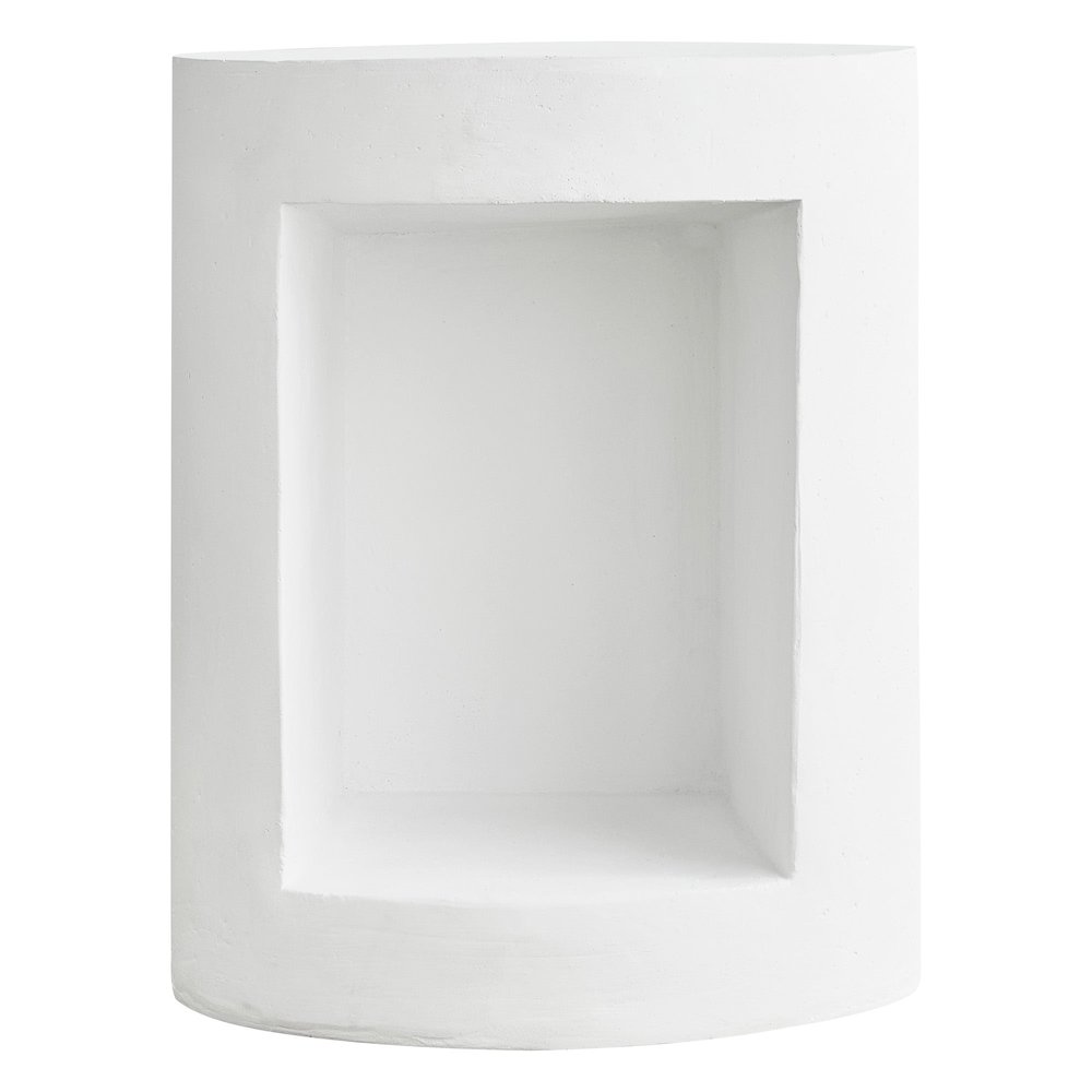 Modern Side End Table Nook Series In White. Picture 10