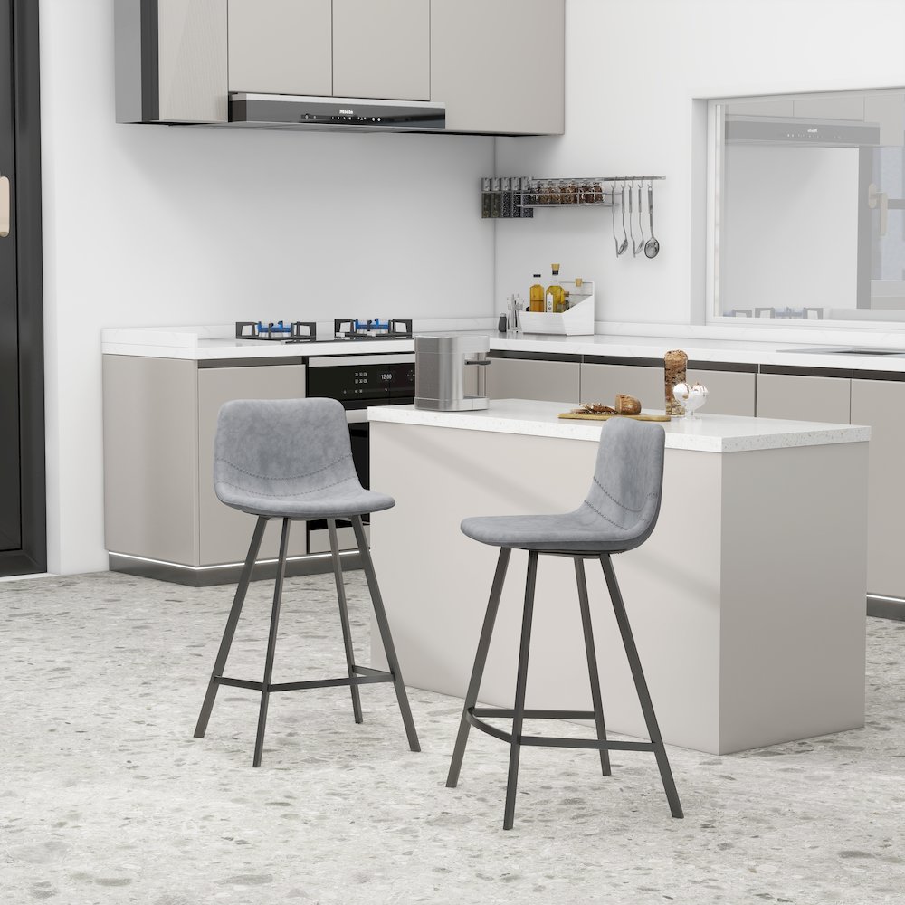 Elland - Counter stool -Light Grey. Picture 6
