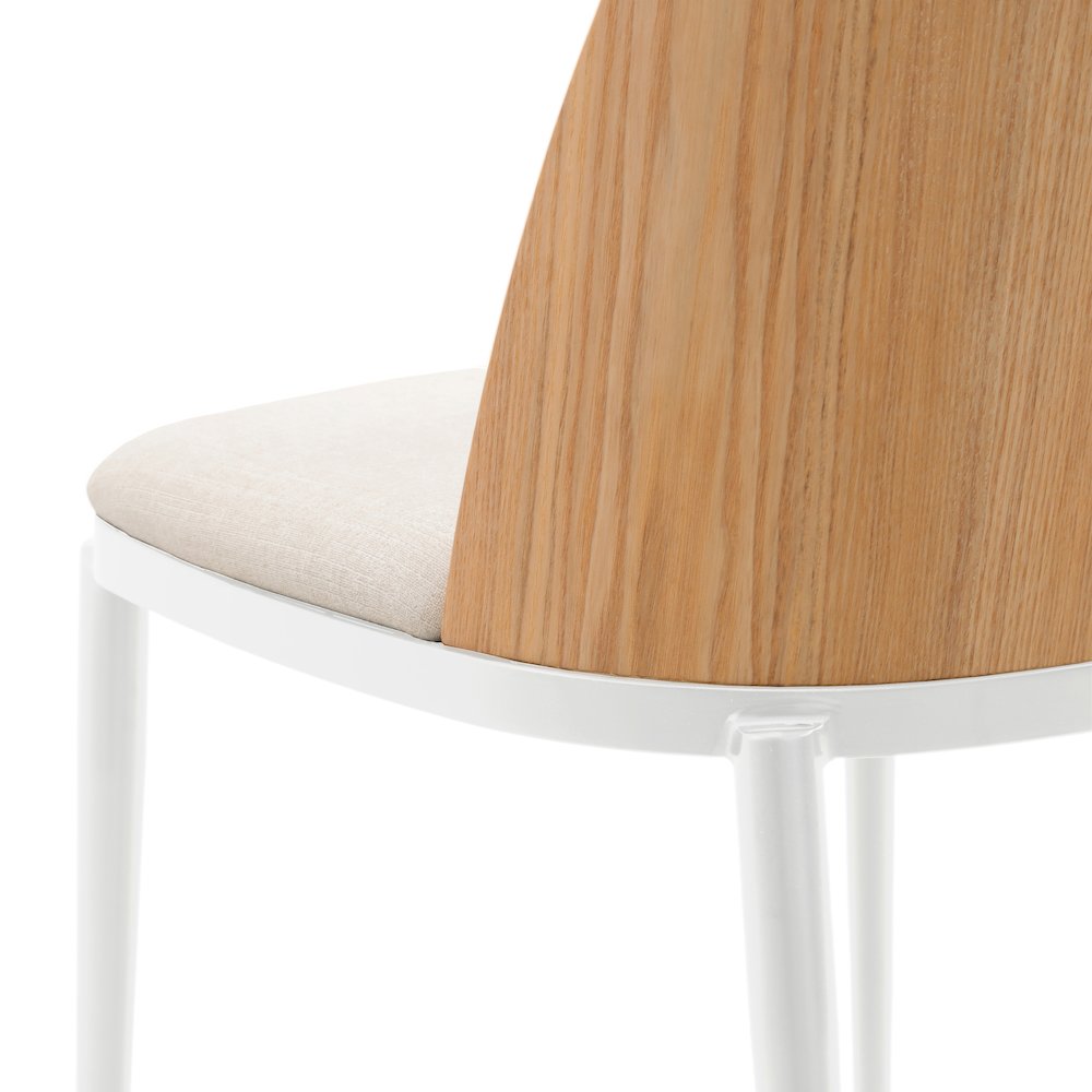 Tule Mid-Century Modern Dining Side Chair Set of 2. Picture 8