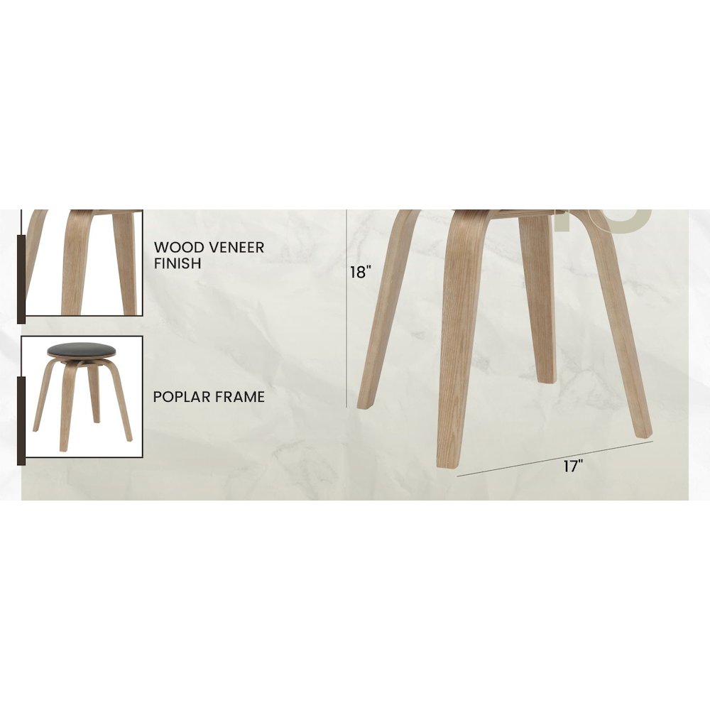 Modern Wooden Dining Stool. Picture 17