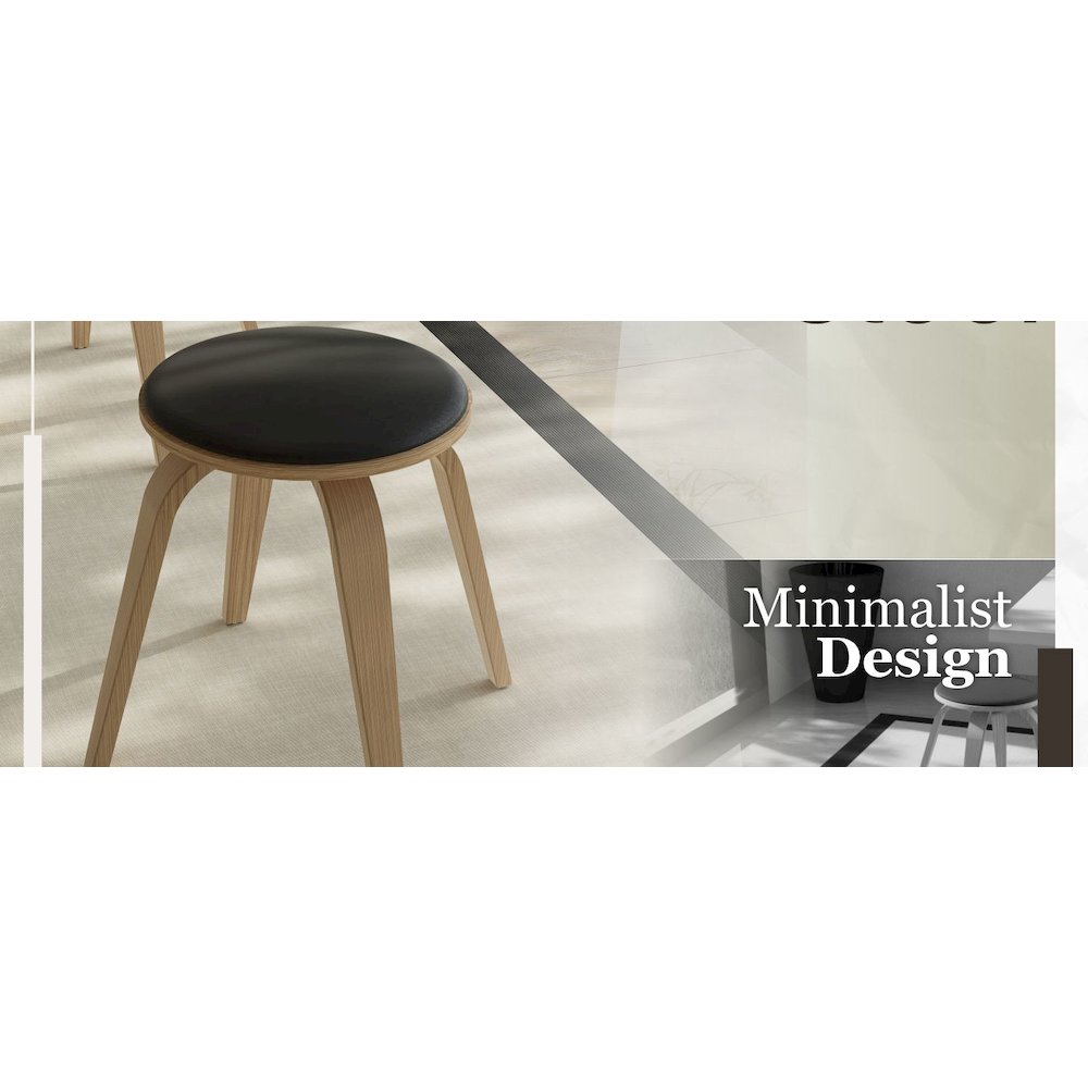 Modern Wooden Dining Stool. Picture 18