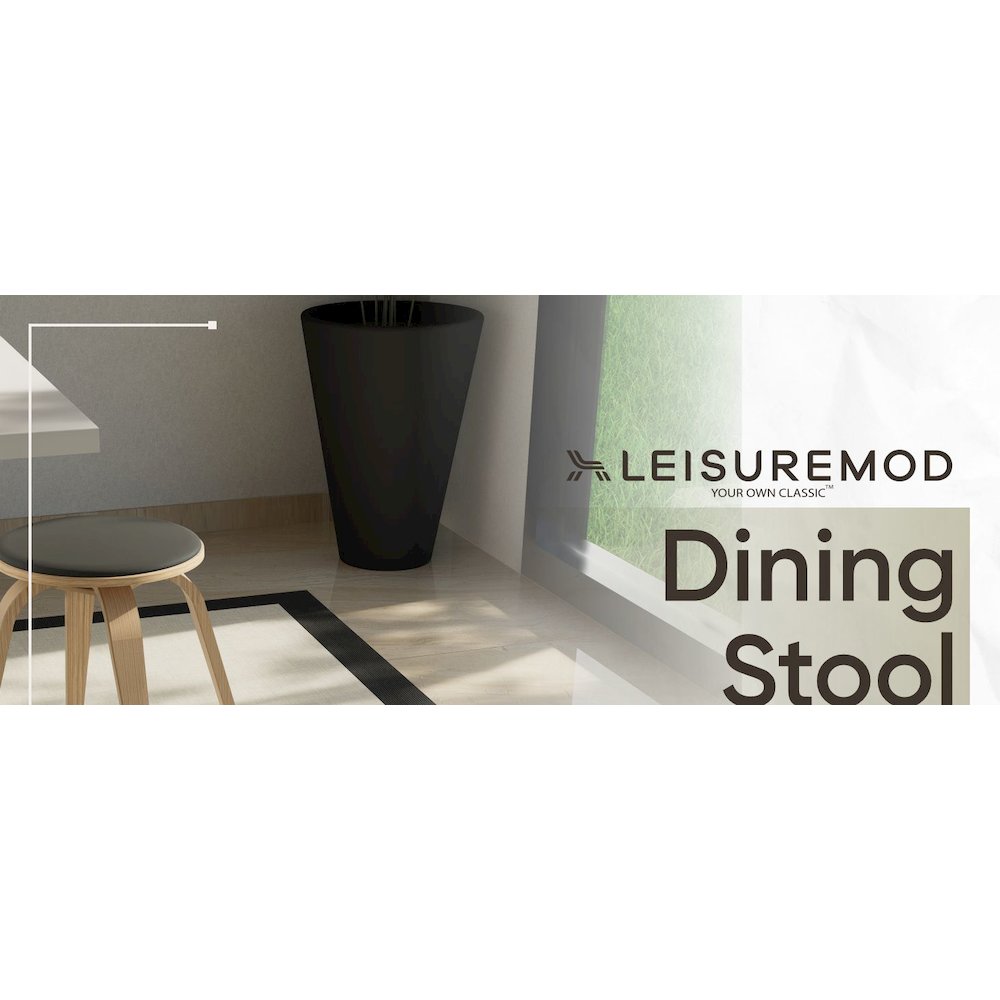 Modern Wooden Dining Stool. Picture 19