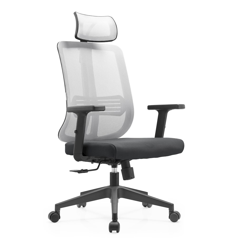Office Nift Series Office Task Chair In White. Picture 20