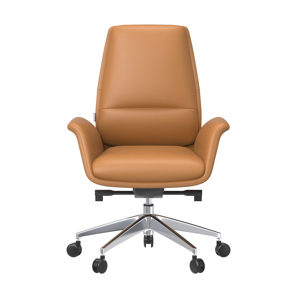 Summit Series Office Chair In Acorn BrownLeather. Picture 7