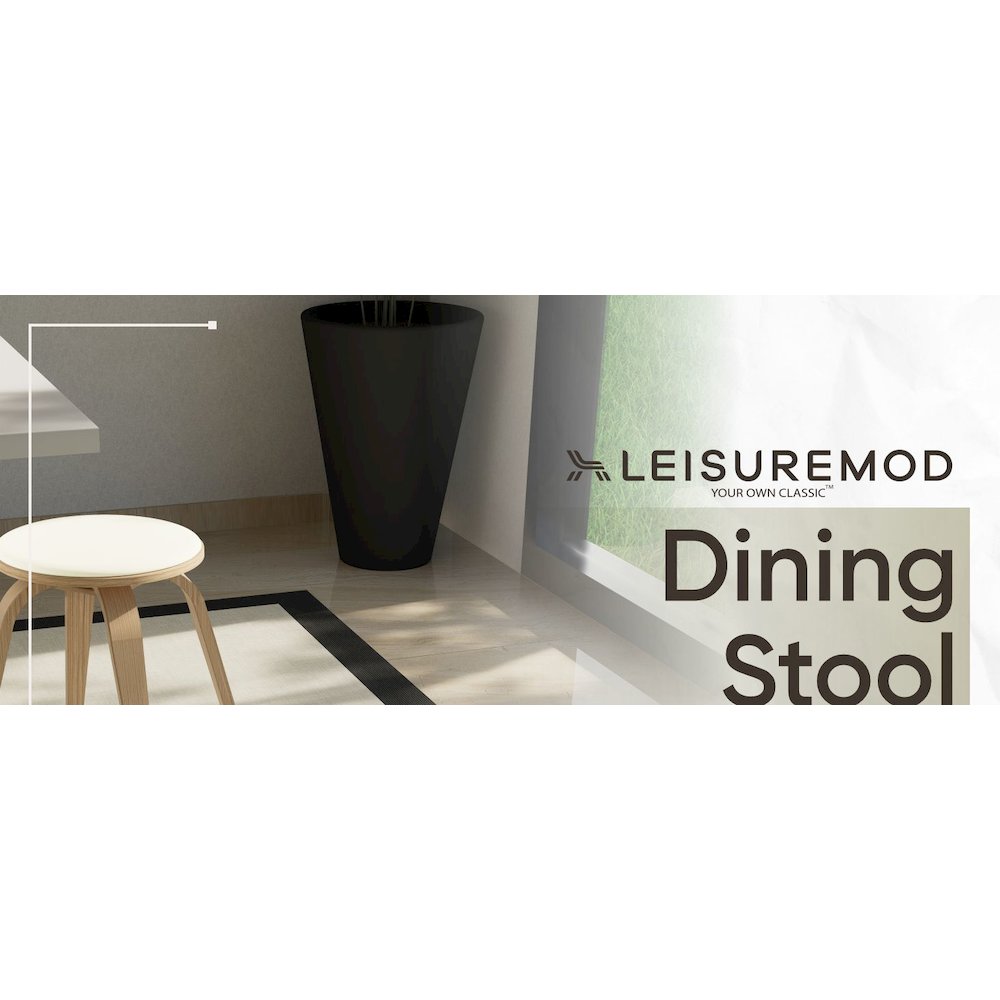 Modern Wooden Dining Stool. Picture 18
