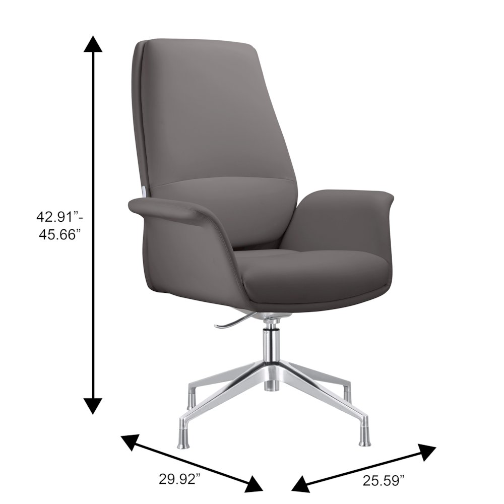 Summit Office Chair in Grey. Picture 5