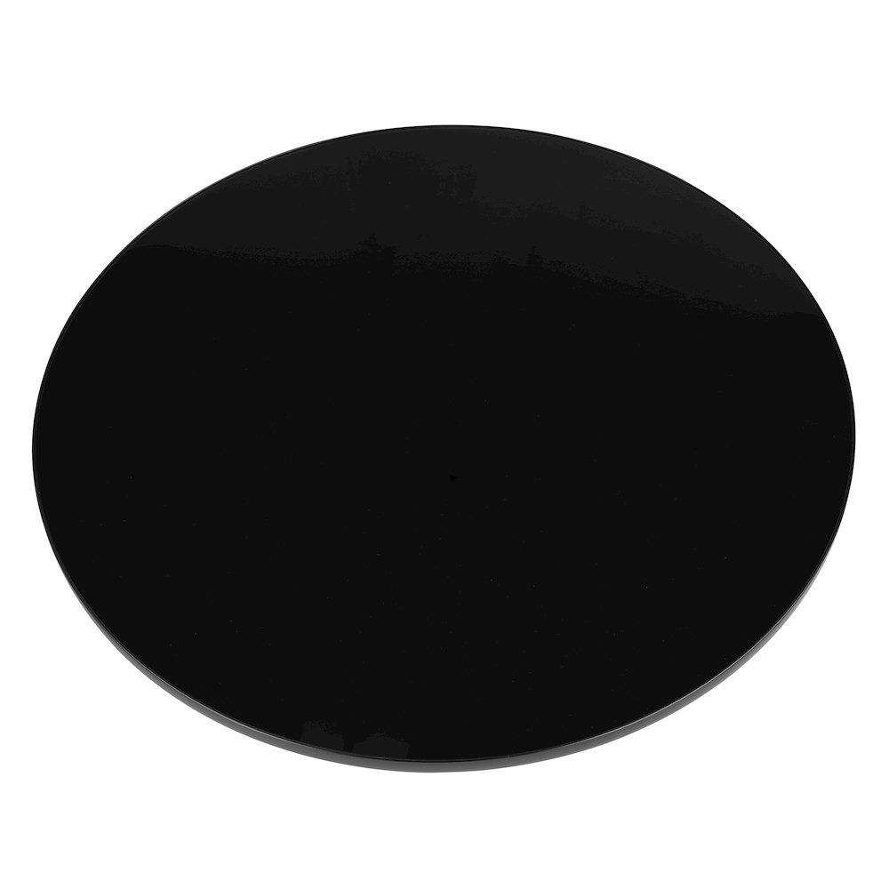 Tully Collection Glass Coffee Table Grey glass, Black Rim with Black GLass Top. Picture 17