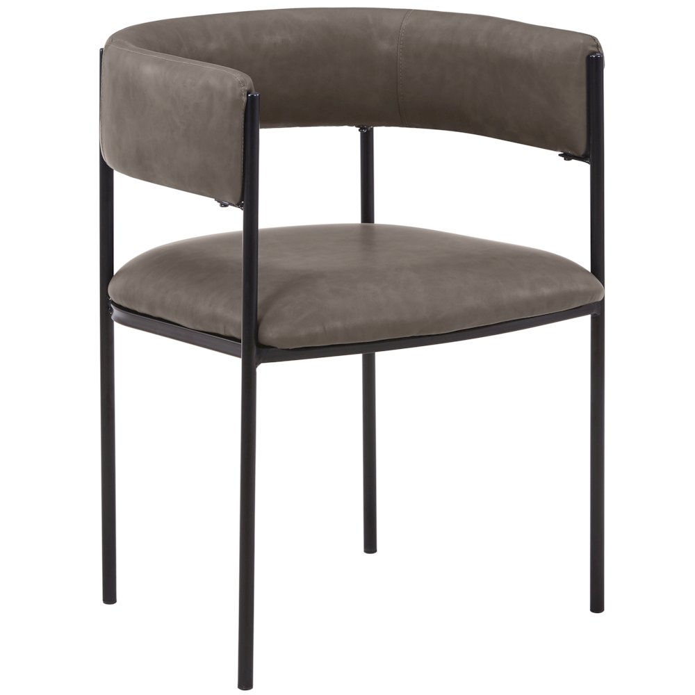 Cyril Collection Modern Chair in Charcoal. Picture 13