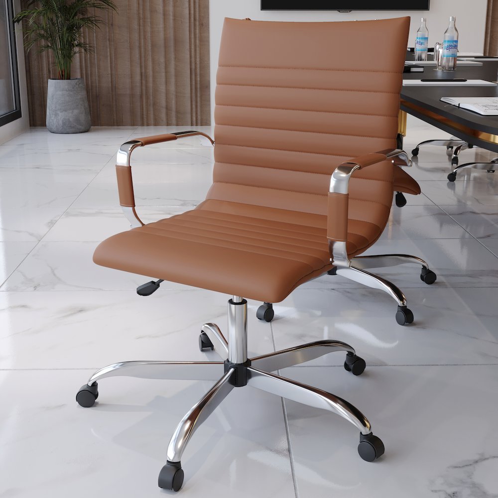 Harris Modern Adjustable Office Executive Swivel Chair Task Office Chair. Picture 16