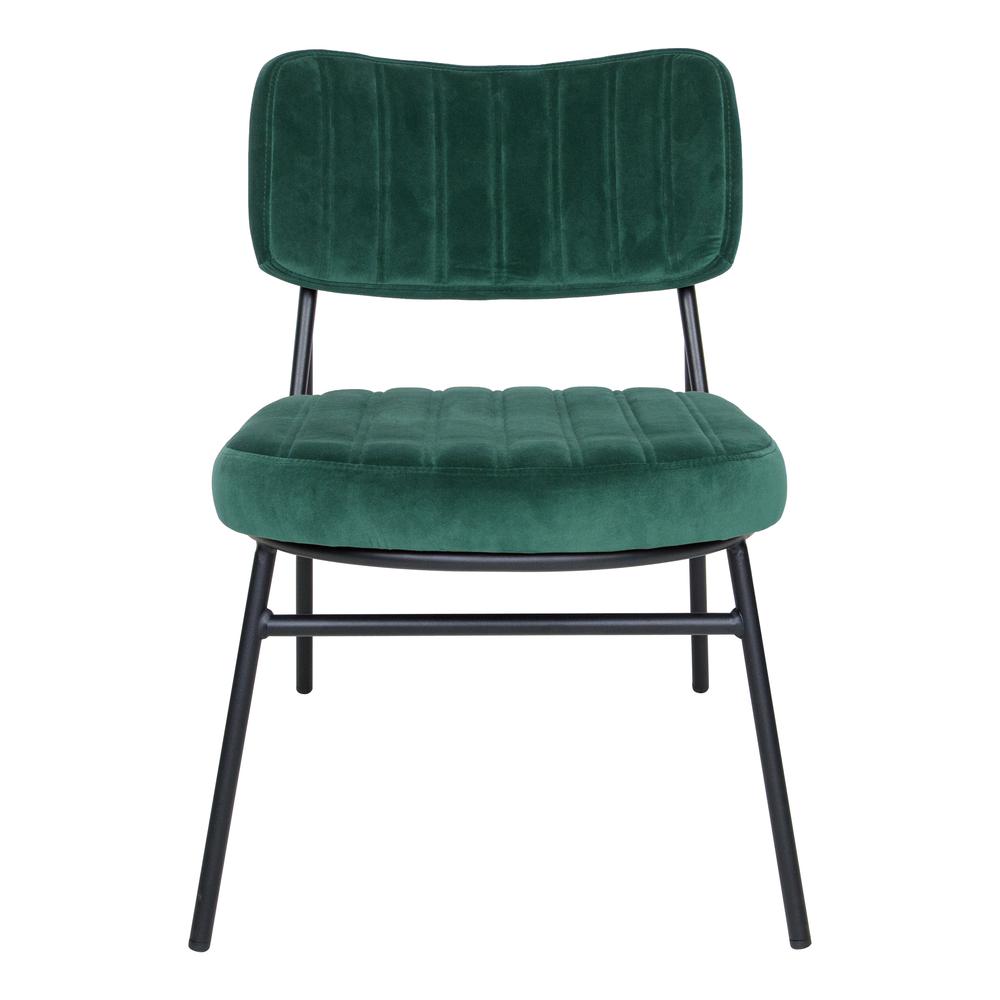 Marilane Velvet Accent Chair With Metal Frame Set of 2. Picture 2