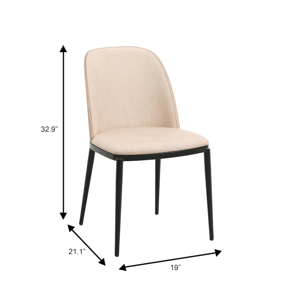 Tule Mid-Century Modern Dining Side Chair. Picture 17