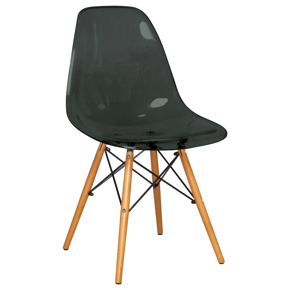Dover 3-Piece Dining Set with Round Black MDF Top Bistro Table in Black. Picture 4