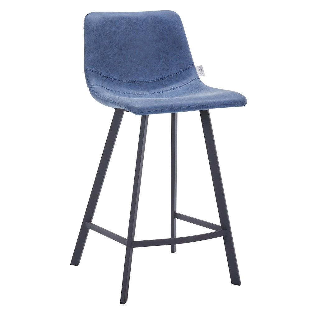 Elland - Counter stool - Peacock Blue. Picture 2