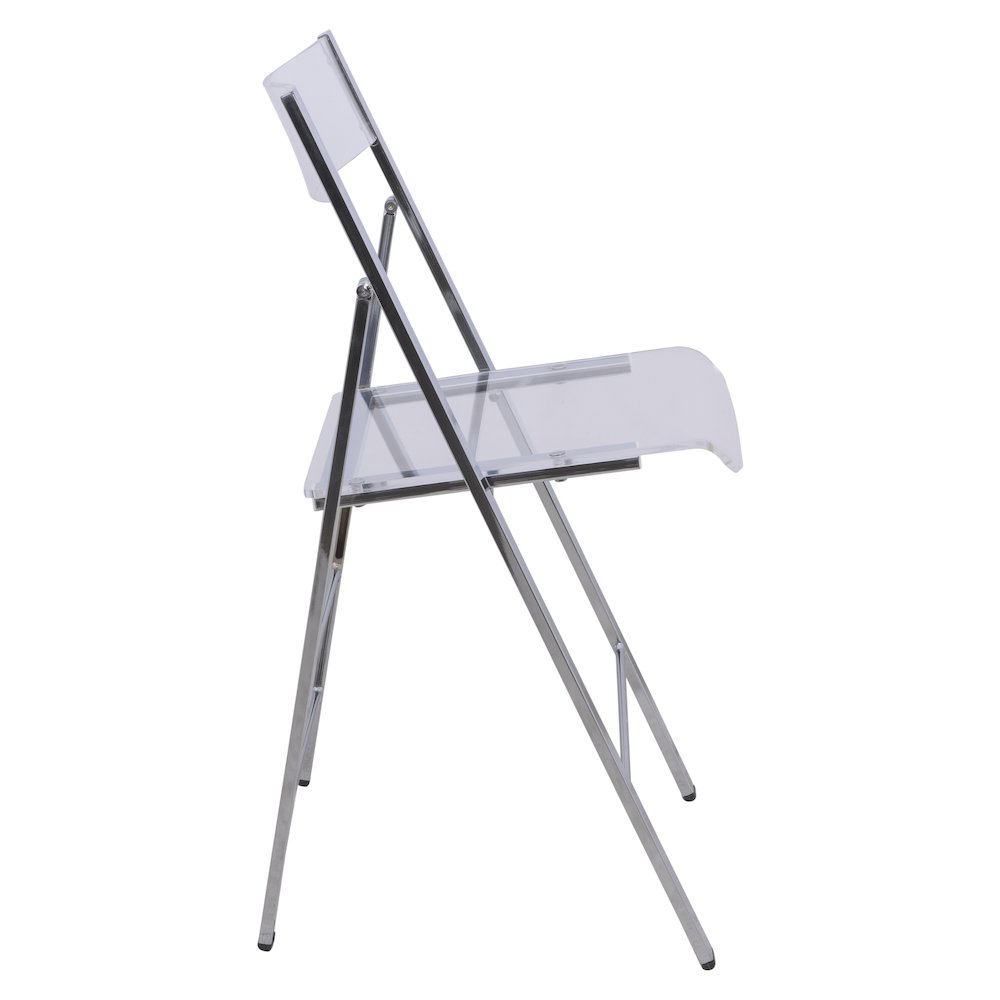 Menno Modern Acrylic Folding Chair. Picture 8