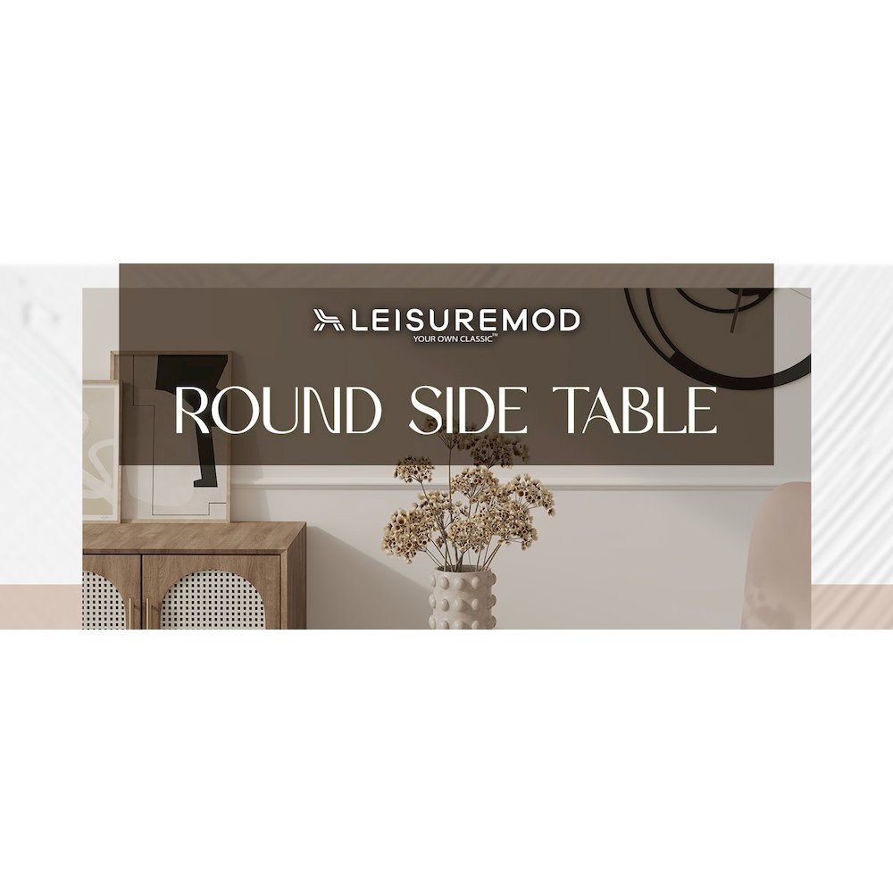 Modern Side End Table Trove Series In White. Picture 16