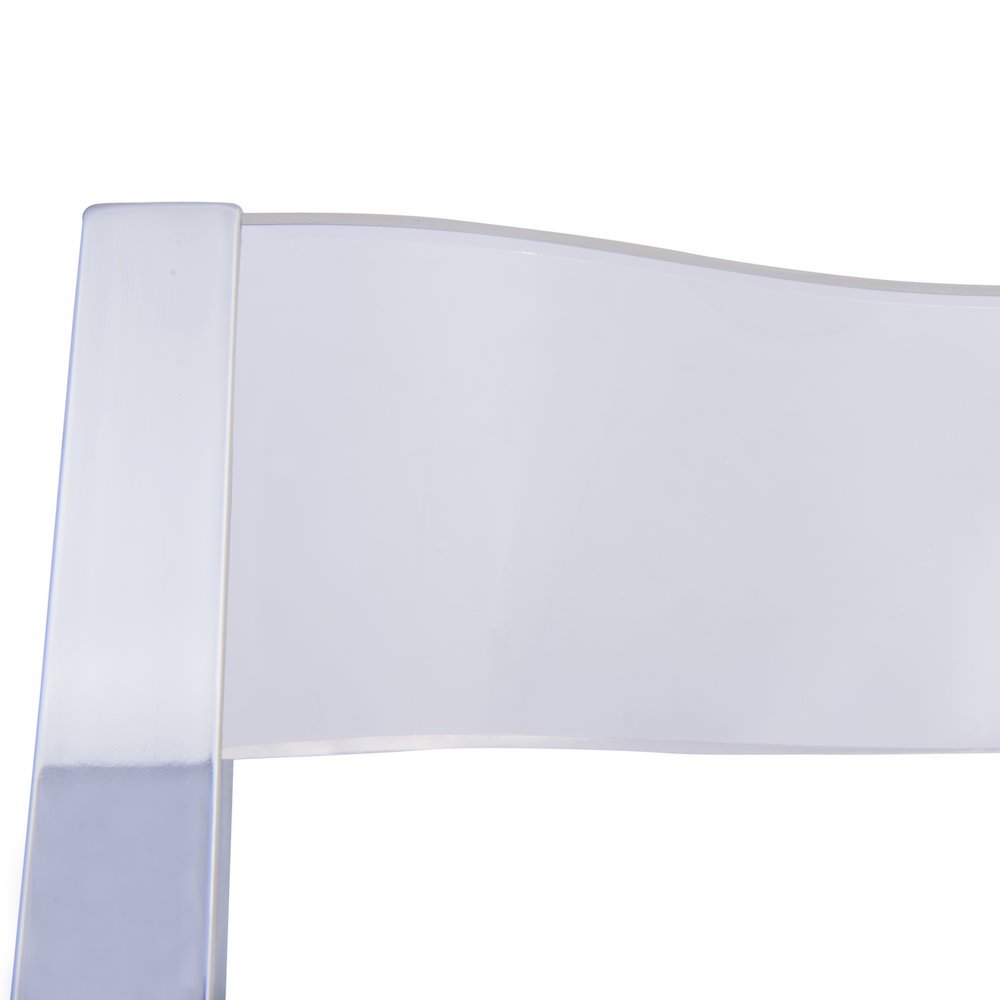 Menno Modern Acrylic Folding Chair. Picture 13