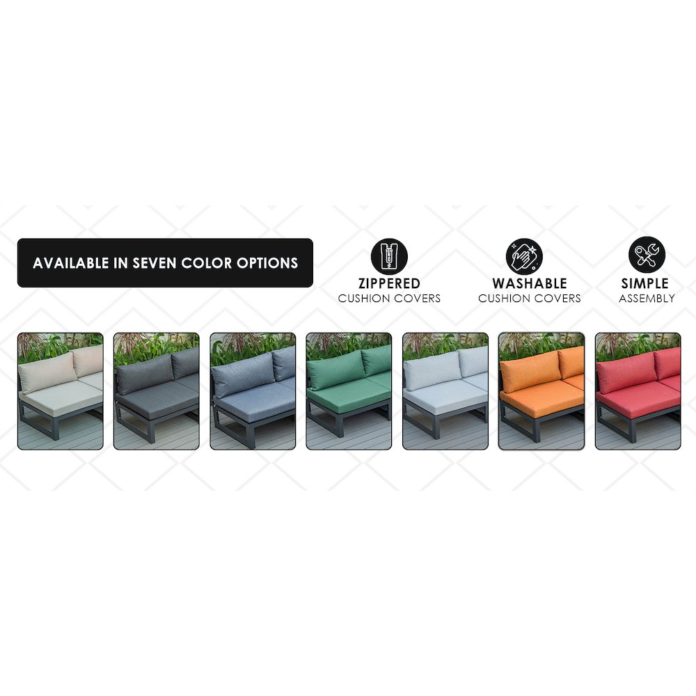Chelsea 5-Piece Middle Patio Chairs and Fire Pit Table. Picture 20