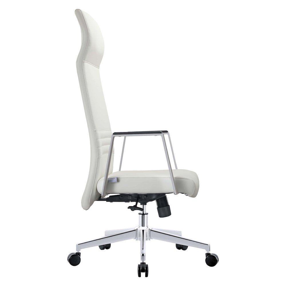 Aleen High-Back Office Chair in White. Picture 9