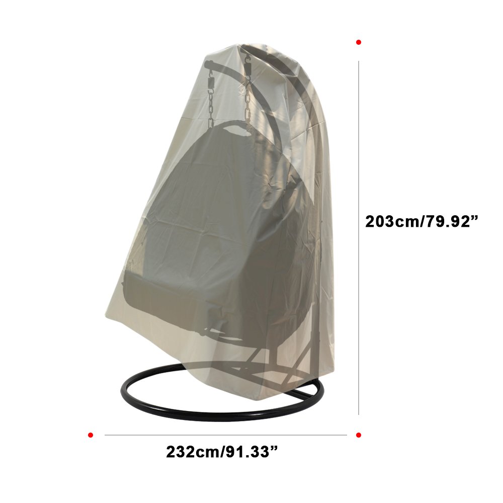 Hanging Double Hanging Egg Swing Chair Cover. Picture 8