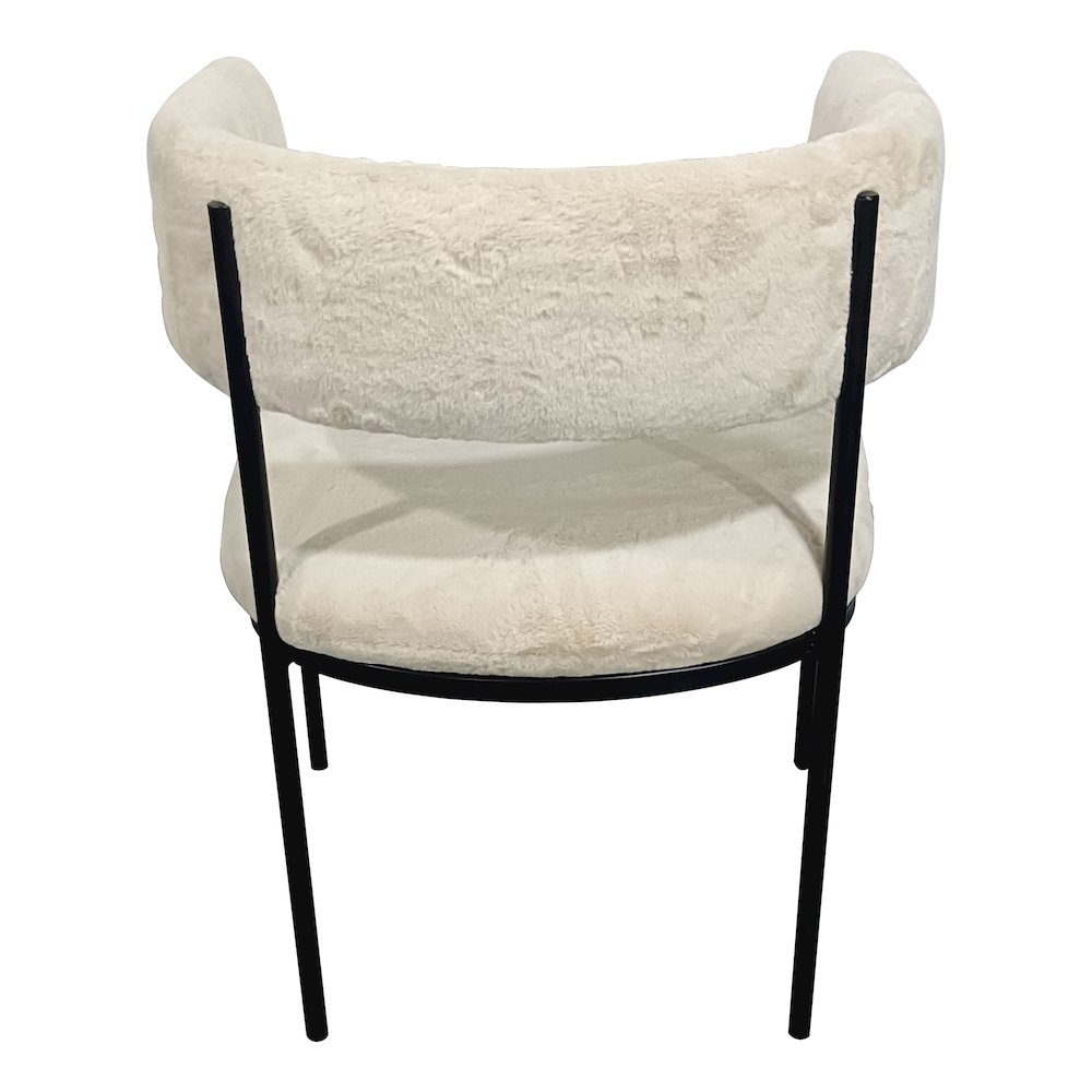 Gavin Series Modern Chair Black Frame in Taupe Set of 2. Picture 6